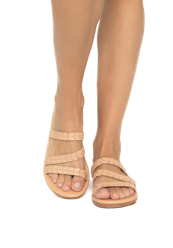 Ancient Greek Sandals Iliana Natural