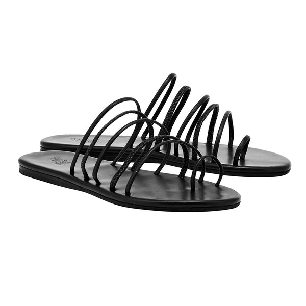 Ancient Greek Sandals Imatio Black