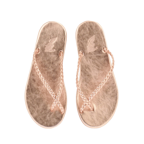 Ancient Greek Sandals Ioulia ROSE GOLD