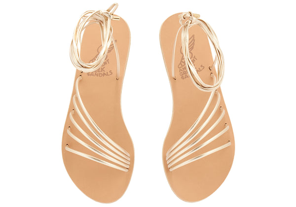 Ancient Greek Sandals Ipoliti Platinum