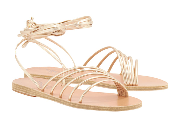 Ancient Greek Sandals Ipoliti Platinum