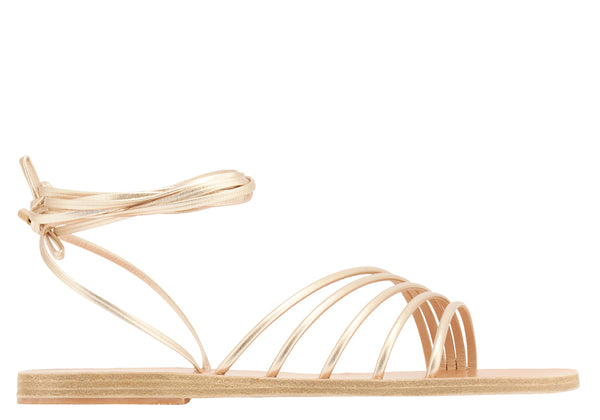 ancient greek sandals Ipoliti Platinum