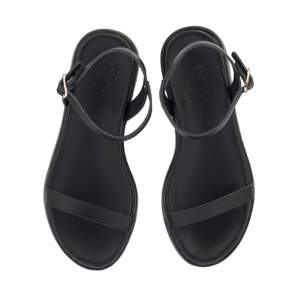 Ancient Greek Sandals Irida Black