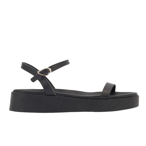 ancient greek sandals Irida Black