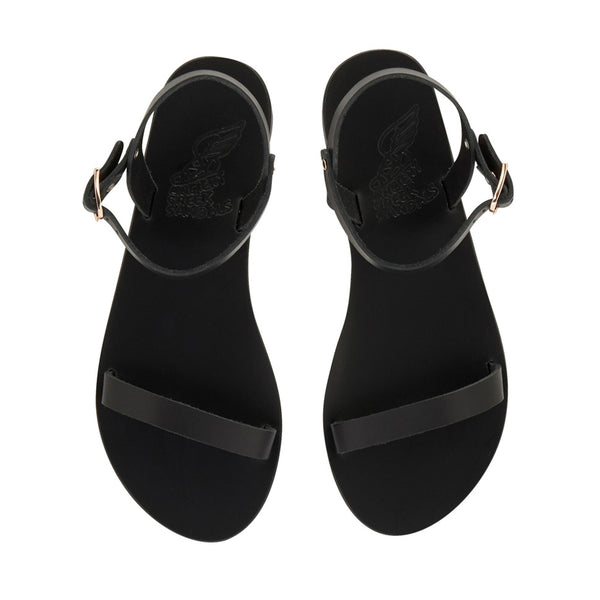 Ancient Greek Sandals Irida Flat Black