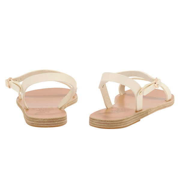 Ancient Greek Sandals Irida Flat Off White