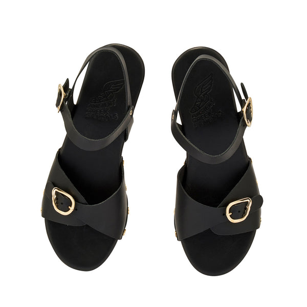 Ancient Greek Sandals Irini Clog Black