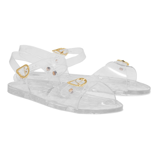 Ancient Greek Sandals Irini Jelly Clear