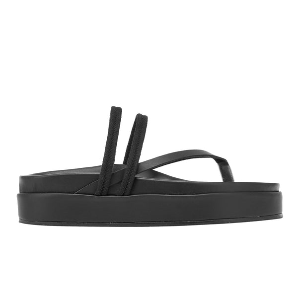 ancient greek sandals Itea Black