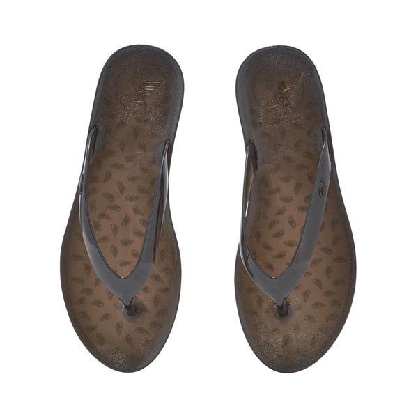 Ancient Greek Sandals Jelly Flip Flop Black