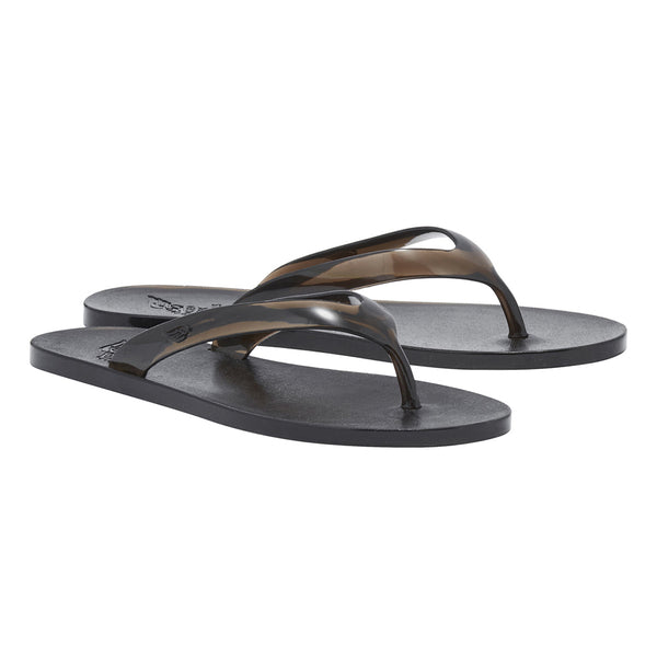 Ancient Greek Sandals Jelly Flip Flop Black