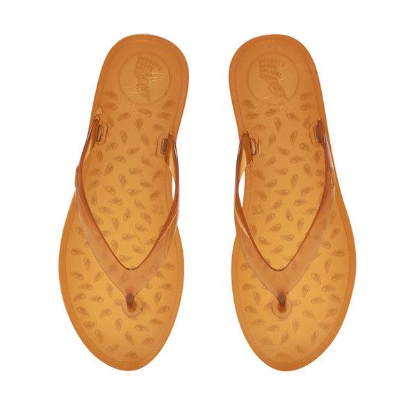 Ancient Greek Sandals Jelly Flip Flop Caramel