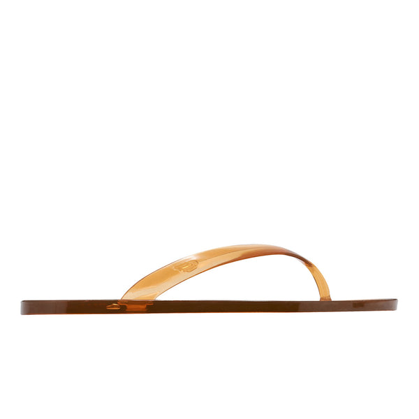 ancient greek sandals Jelly flip flop Caramel