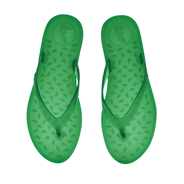 Ancient Greek Sandals Jelly Flip Flop Green