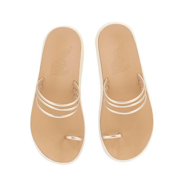 Ancient Greek Sandals Kalokeri Platinum