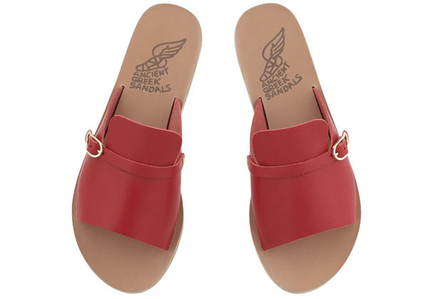 Ancient Greek Sandals Kaloniki Red