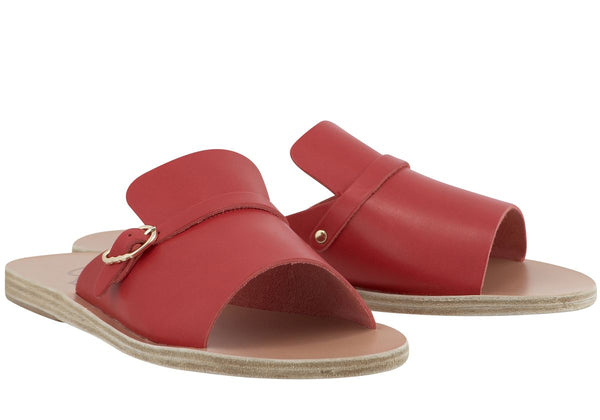 Ancient Greek Sandals Kaloniki Red