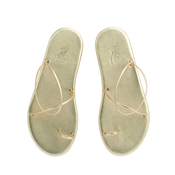 Ancient Greek Sandals Kansiz ALL PLATINUM
