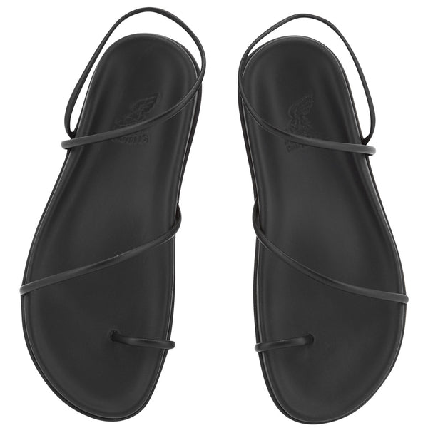 Ancient Greek Sandals Kansiz Footbed Black