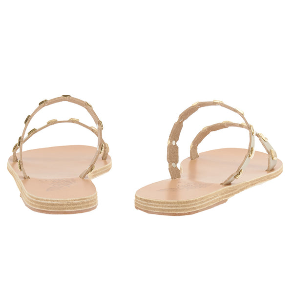 Ancient Greek Sandals Kara Taupe