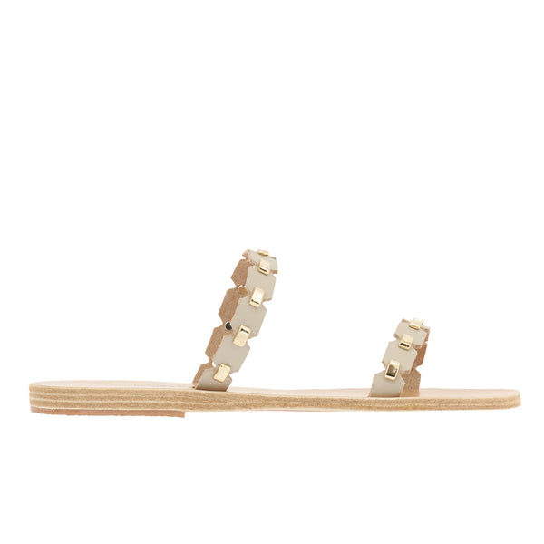 ancient greek sandals Kara Taupe