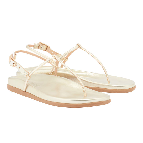 Ancient Greek Sandals Katerina Footbed Platinum