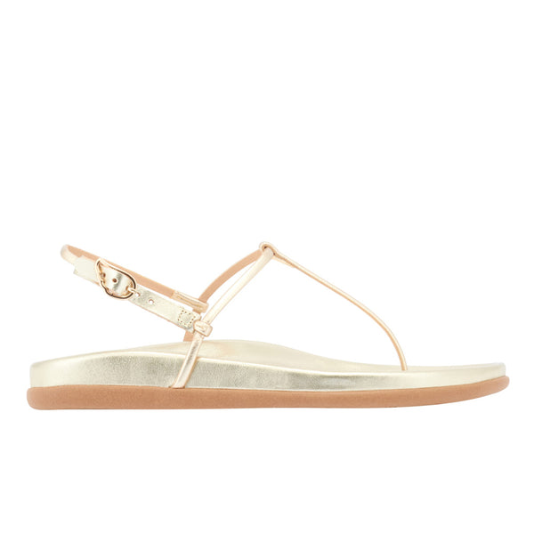 ancient greek sandals Katerina footbed Platinum