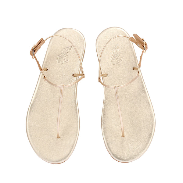 Ancient Greek Sandals Katerina Sandal ALL PLATINUM