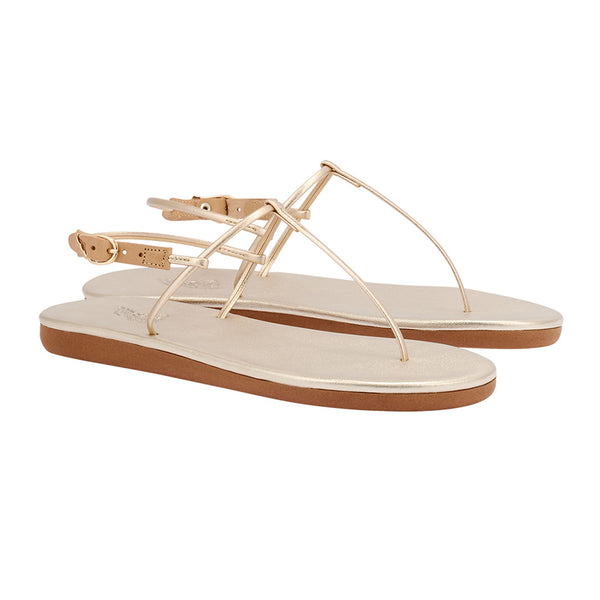 Ancient Greek Sandals Katerina Sandal ALL PLATINUM