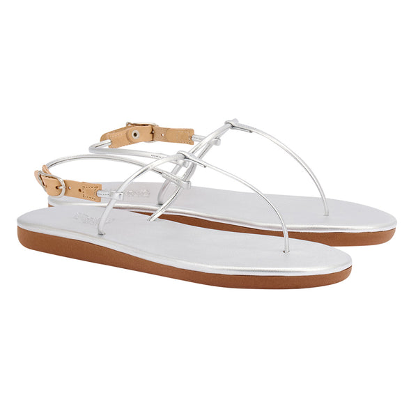 Ancient Greek Sandals Katerina Sandal All Silver