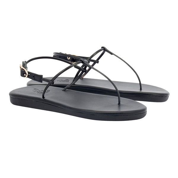 Ancient Greek Sandals Katerina Sandal Black