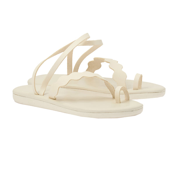 Ancient Greek Sandals Koralia Off White