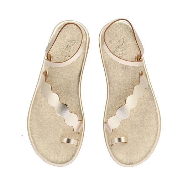 Ancient Greek Sandals Koralia Platinum