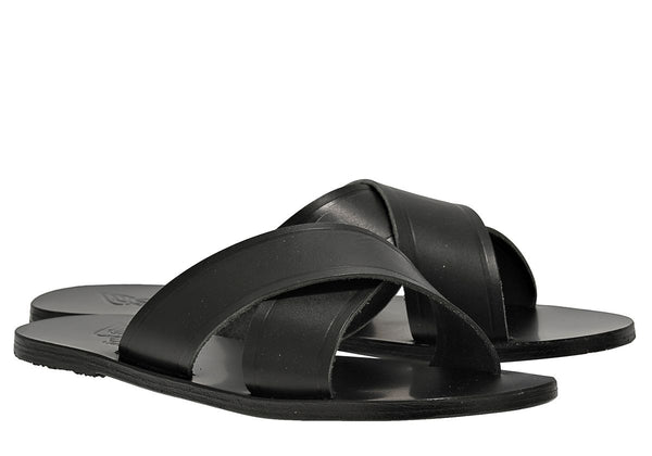 Ancient Greek Sandals Kritonas Black