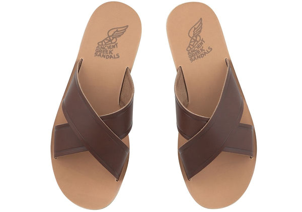 Ancient Greek Sandals Kritonas Chestnut