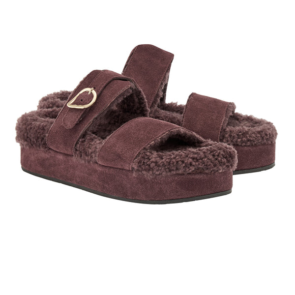 Ancient Greek Sandals Latria 2flatform ALL BROWN