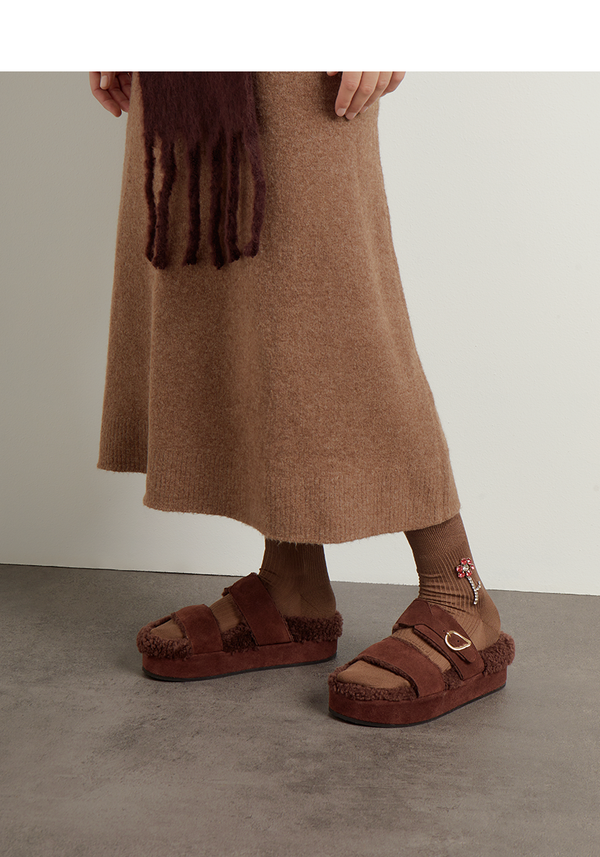 Ancient Greek Sandals Latria 2flatform ALL KHAKI