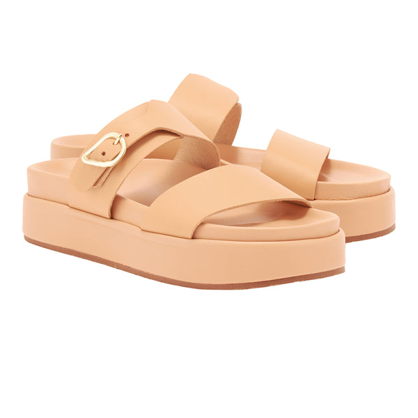 Ancient Greek Sandals Latria 2flatform Natural