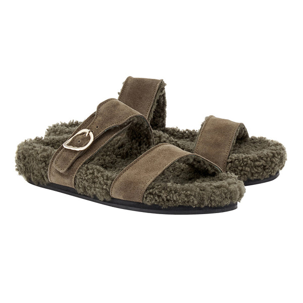 Ancient Greek Sandals Latria ALL KHAKI