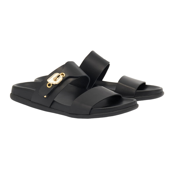 Ancient Greek Sandals Latria Black