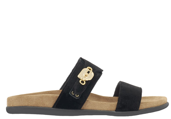 ancient greek sandals Latria Black