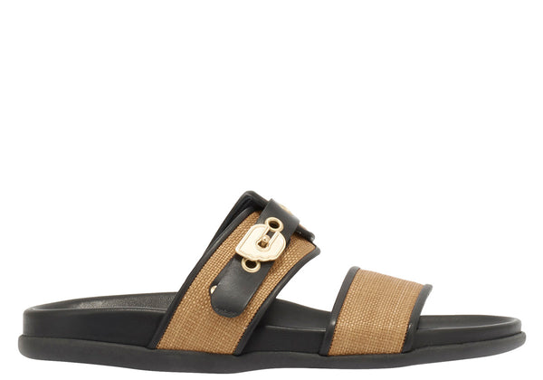ancient greek sandals Latria Cognac / Black