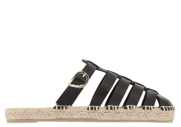 ancient greek sandals Lesvos 210 Black