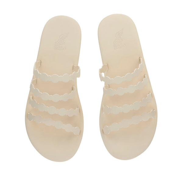 Ancient Greek Sandals Lira Off White