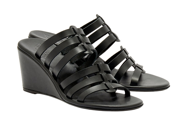 Ancient Greek Sandals Lisimachia Black