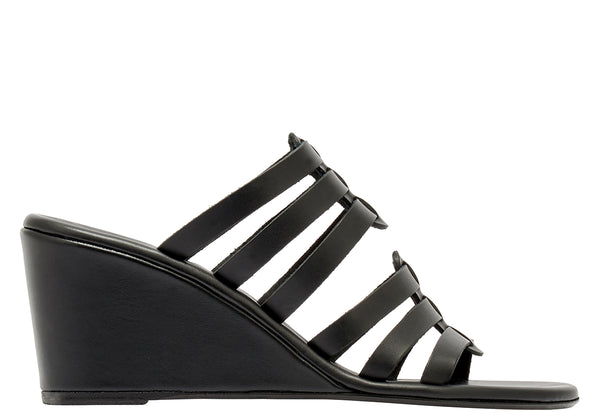 ancient greek sandals Lisimachia Black