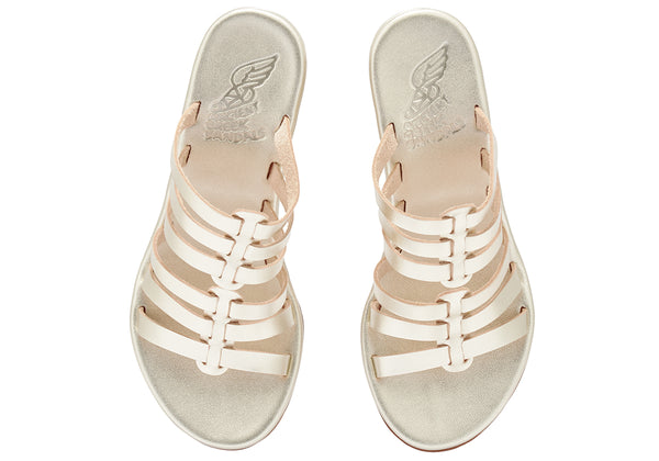 Ancient Greek Sandals Lisimachia Platinum