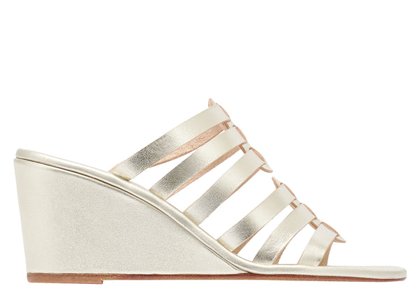 ancient greek sandals Lisimachia Platinum