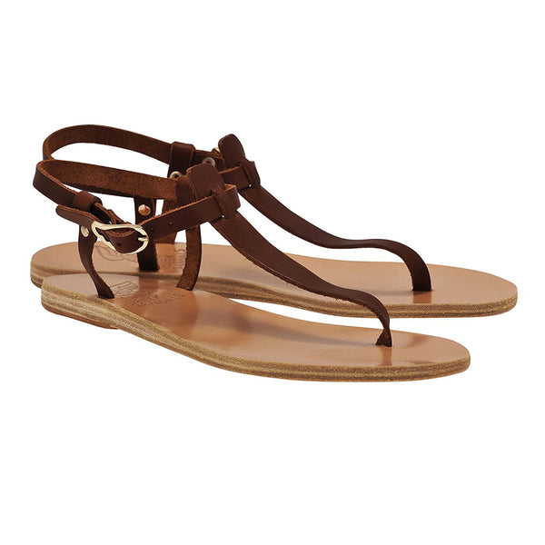 Ancient Greek Sandals Lito Chestnut