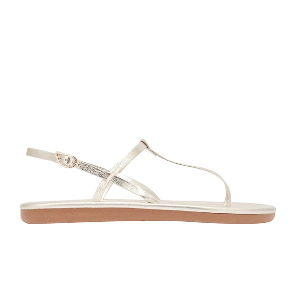 ancient greek sandals Lito flip flop ALL PLATINUM